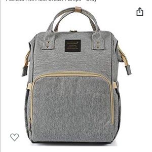 Diaper & pumping backpack